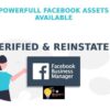 Reinstated 3-Line Facebook Identity – Max Stability